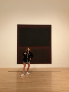 Me and my favorite Rothko painting at LACMA